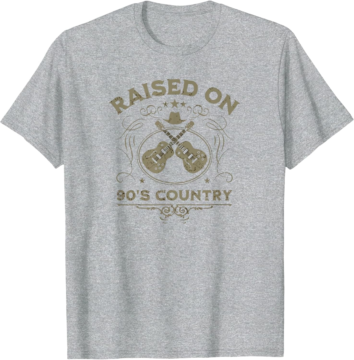 Raised On 90's Country Music Vintage Funny Retro Southern