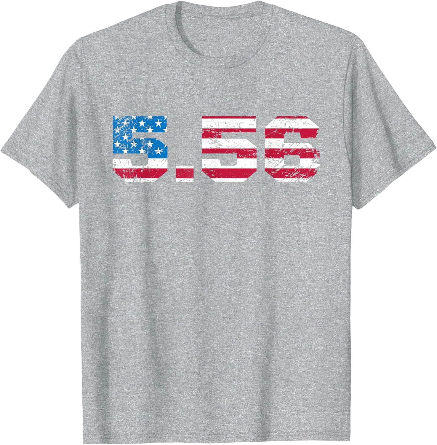 5.56 Rifle Cartridge USA Flag Military & Hunter Enthusiast