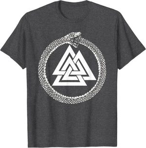 Mystical Ouroboros - Old Viking Symbol Valknut