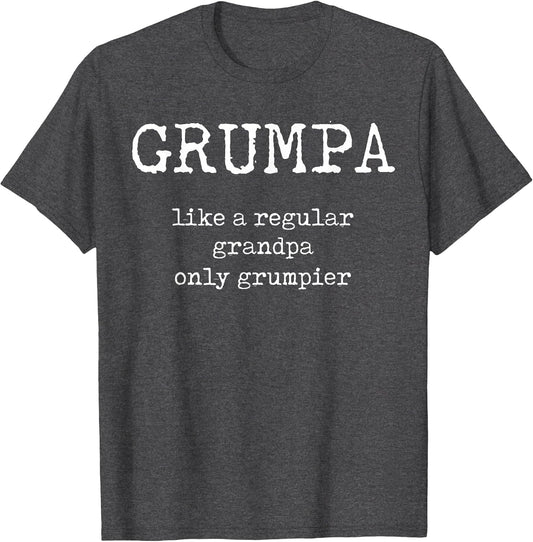 Grumpa Definition: Funny Grandpa Sarcastic Grumpy Old Man