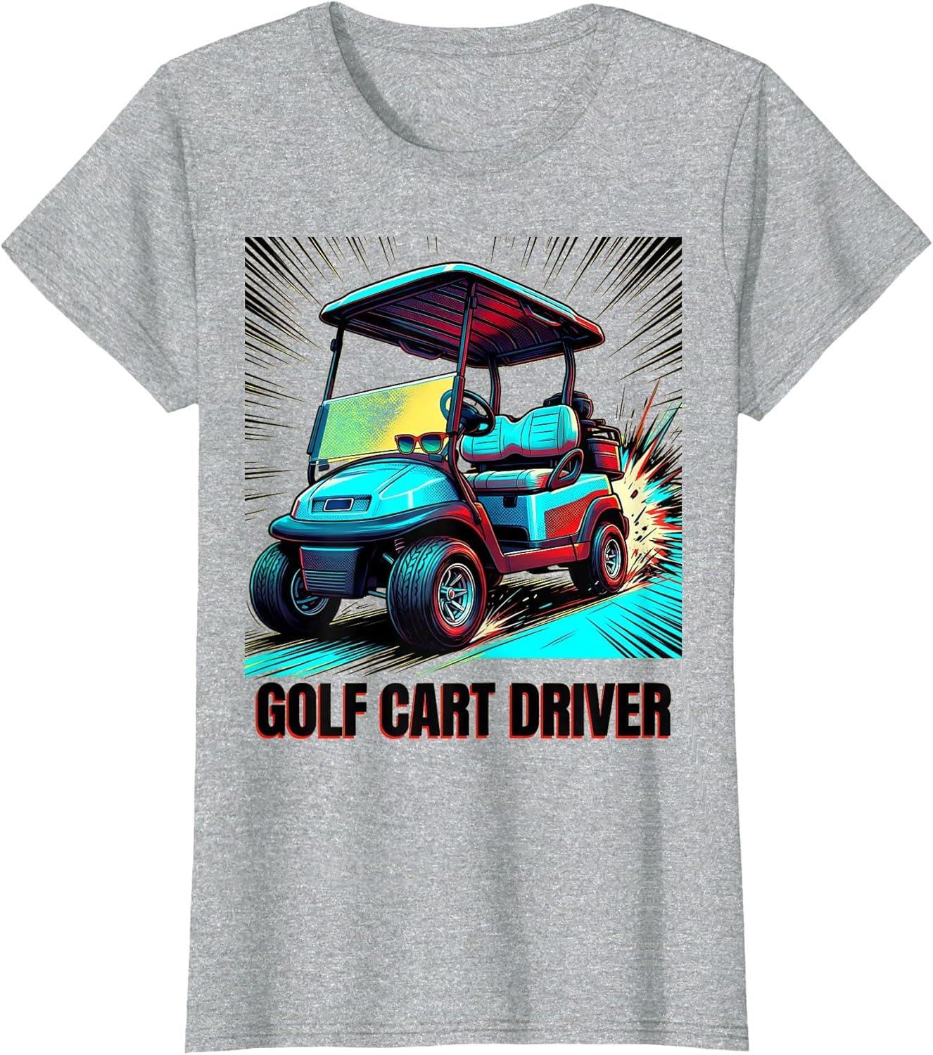 Golf Cart Driver Funny Retirement Design