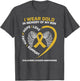 I Wear Gold in Memory of My Son's Awareness of Childhood Cancer