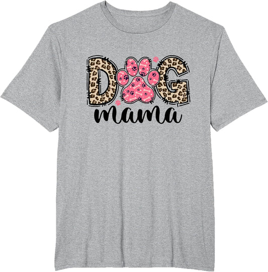 Cute Dog Mama Leopard Dog Lover Paw Dog Mom Squad