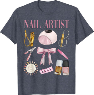 Vintage Coquette Bow Aesthetic Nail Tech Nail Technician