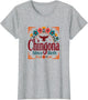 Chingona Since Birth Mexican Folk Art Eagle Floral Top