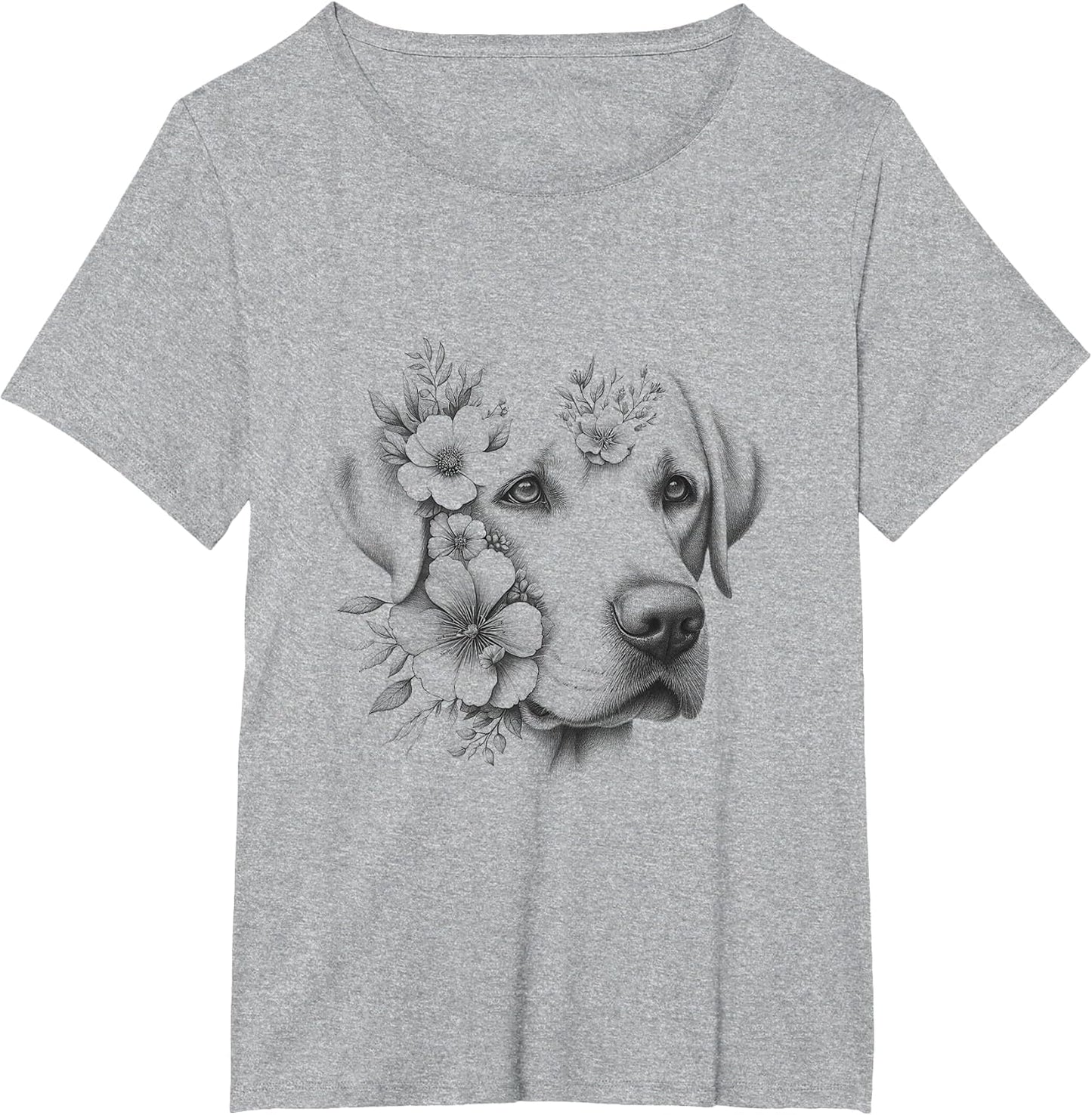 Floral Labrador Retriever Lab Flower Dog Mom Design