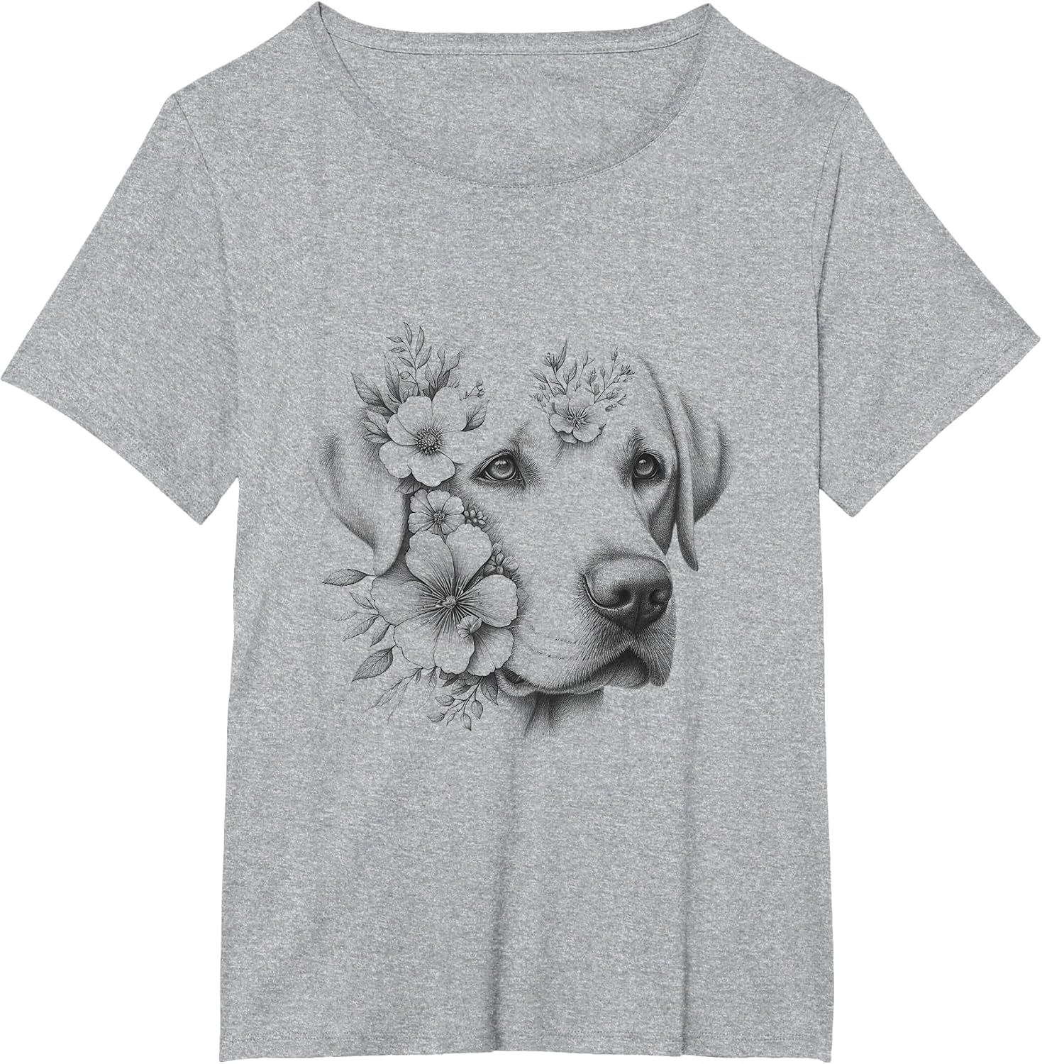 Floral Labrador Retriever Lab Flower Dog Mom Design