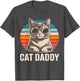 Cat Daddy Shirt Men Cat Lover Dad Fathers Day