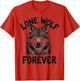 Lone Wolf Forever Bold Wolf Graphic Design