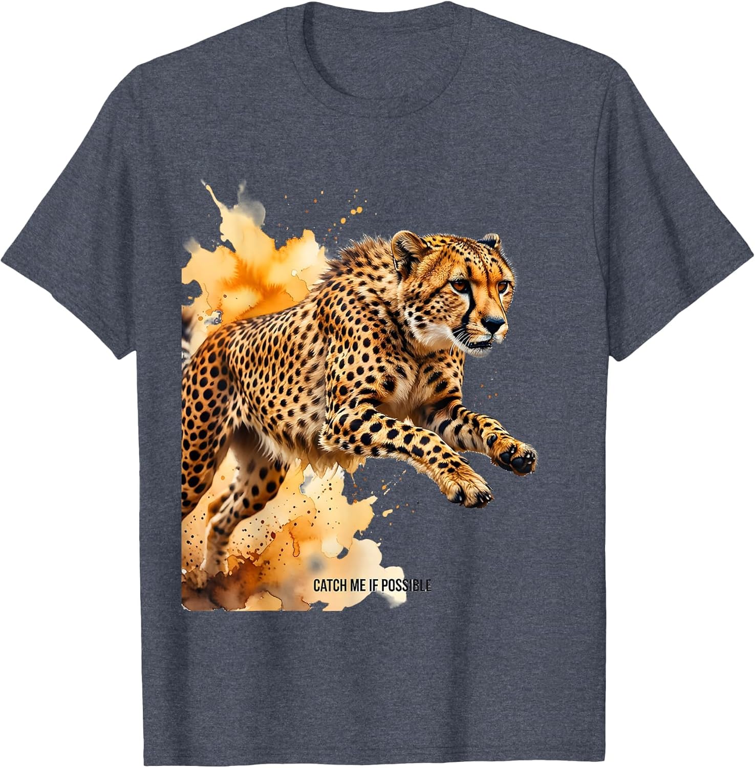 Catch Me If Possible Bold Cheetah Print Design