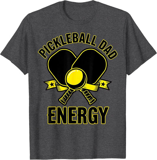 Pickleball Dad Energy Funny Sport Dad Design