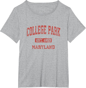 College Park Maryland MD Vintage Athletic Sports Design