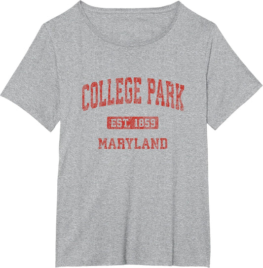 College Park Maryland MD Vintage Athletic Sports Design