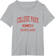 College Park Maryland MD Vintage Athletic Sports Design
