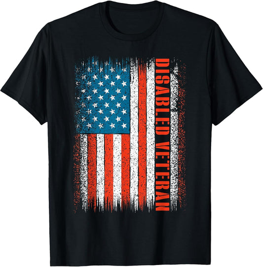 Disabled Veteran Lives Matter American Flag US Veterans Day
