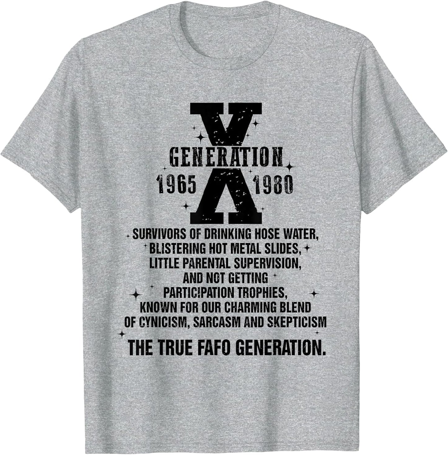 GEN X Generation X 1965 1980 The True Fafo Generation