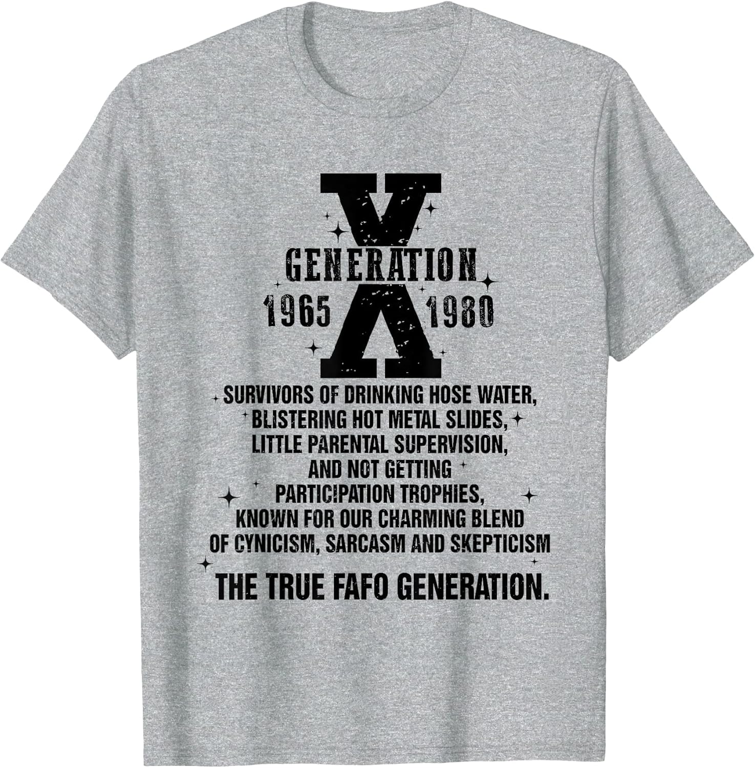 GEN X Generation X 1965 1980 The True Fafo Generation
