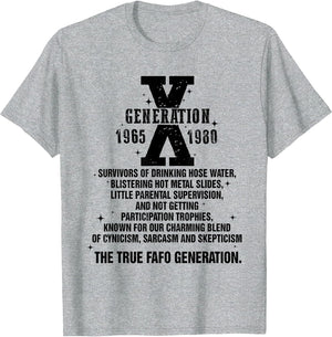 GEN X Generation X 1965 1980 The True Fafo Generation