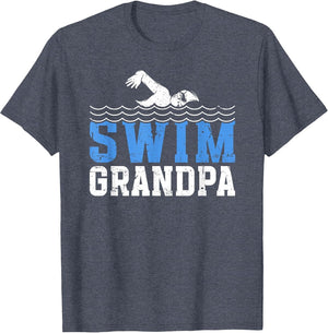 Swim Grandpa of A Swimmer Grandfather Swimming Grandpa