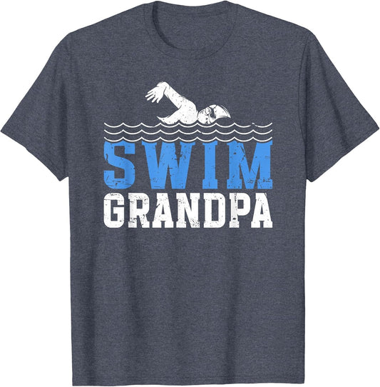 Swim Grandpa of A Swimmer Grandfather Swimming Grandpa