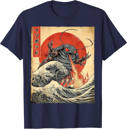 Isopods Bug Lover Kaiju Monster Japanese Vintage Poster