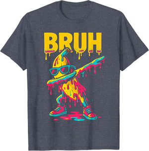 Dabbing Banana Bruh Drip Ice Cream Banana Youth Boys Kids