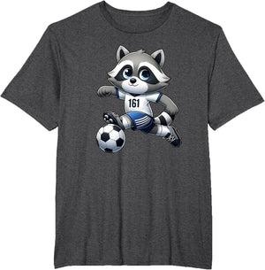 Racoon Running On Soccer Field Funny Racoon