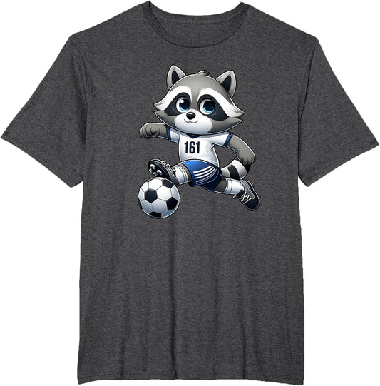 Racoon Running On Soccer Field Funny Racoon