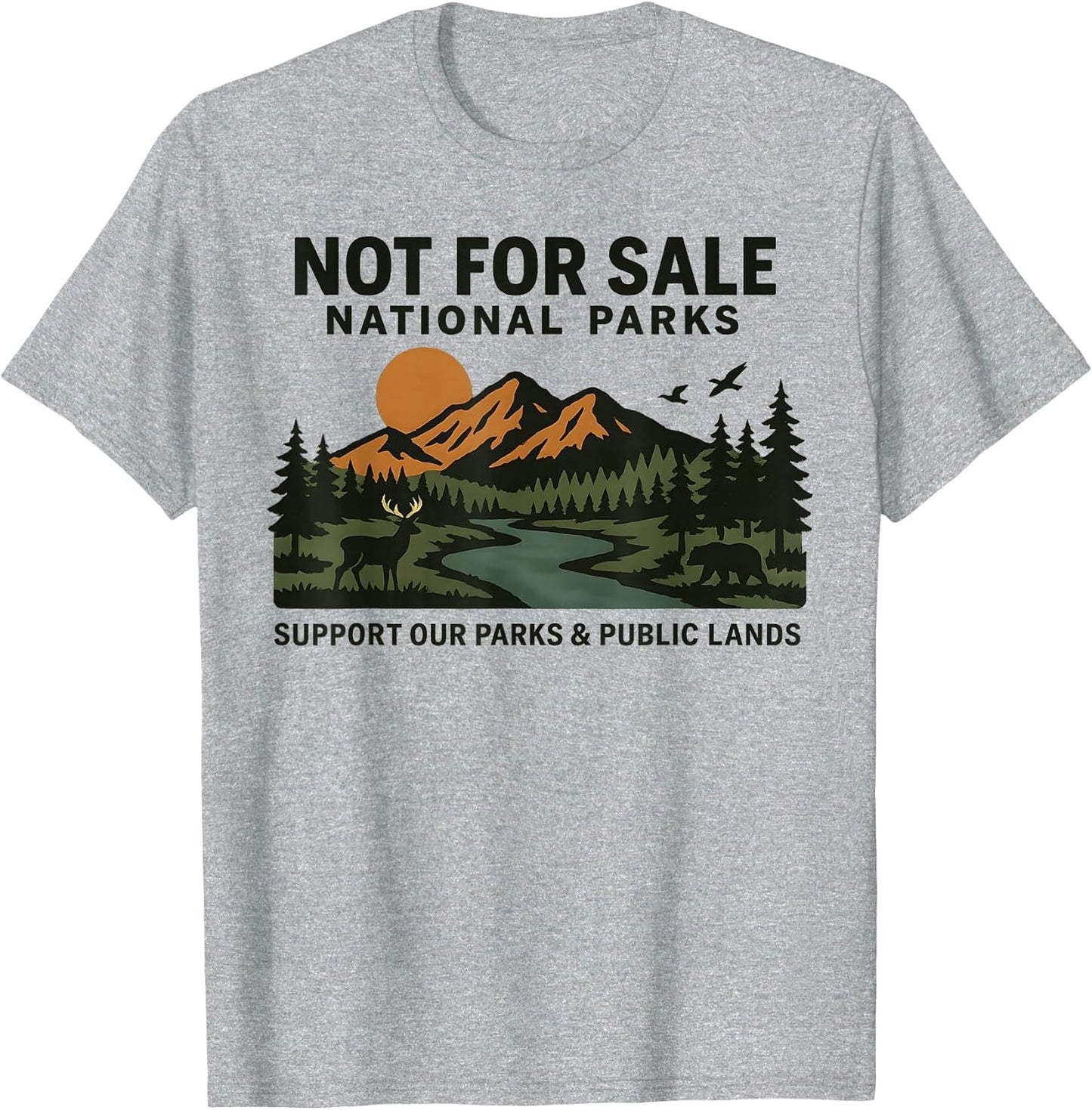 Protect Our National Park Retro Vintage Not for Sale Support