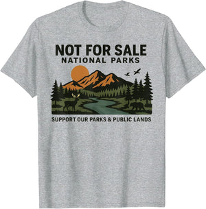 Protect Our National Park Retro Vintage Not for Sale Support