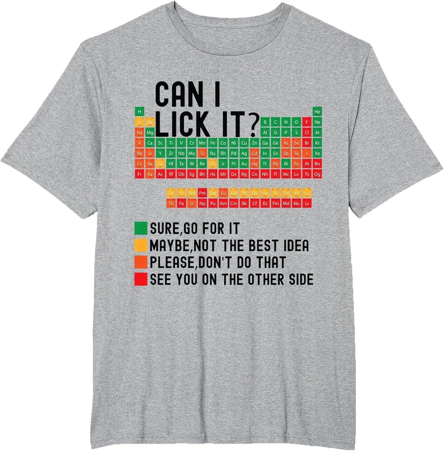 Can I Lick It Periodic Table Funny 100 Days of School