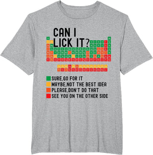 Can I Lick It Periodic Table Funny 100 Days of School
