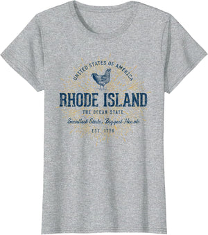 Vintage State of Rhode Island Retro