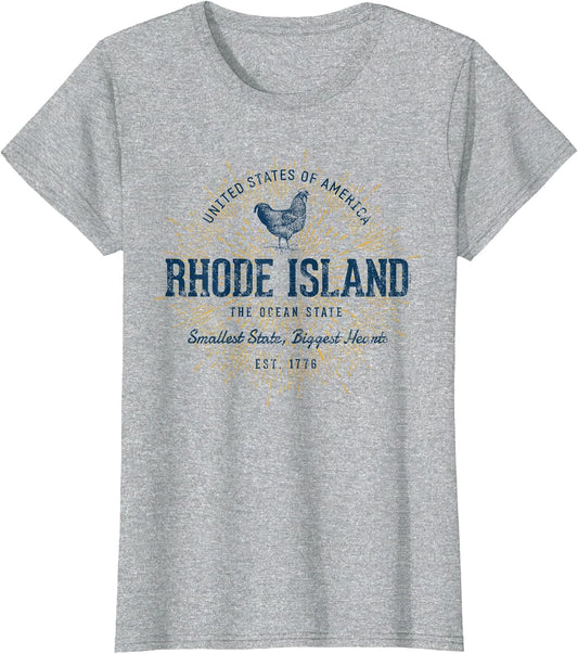 Vintage State of Rhode Island Retro