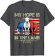 My Hope is in The Lamb Elephant Donkey USA Funny Scripture