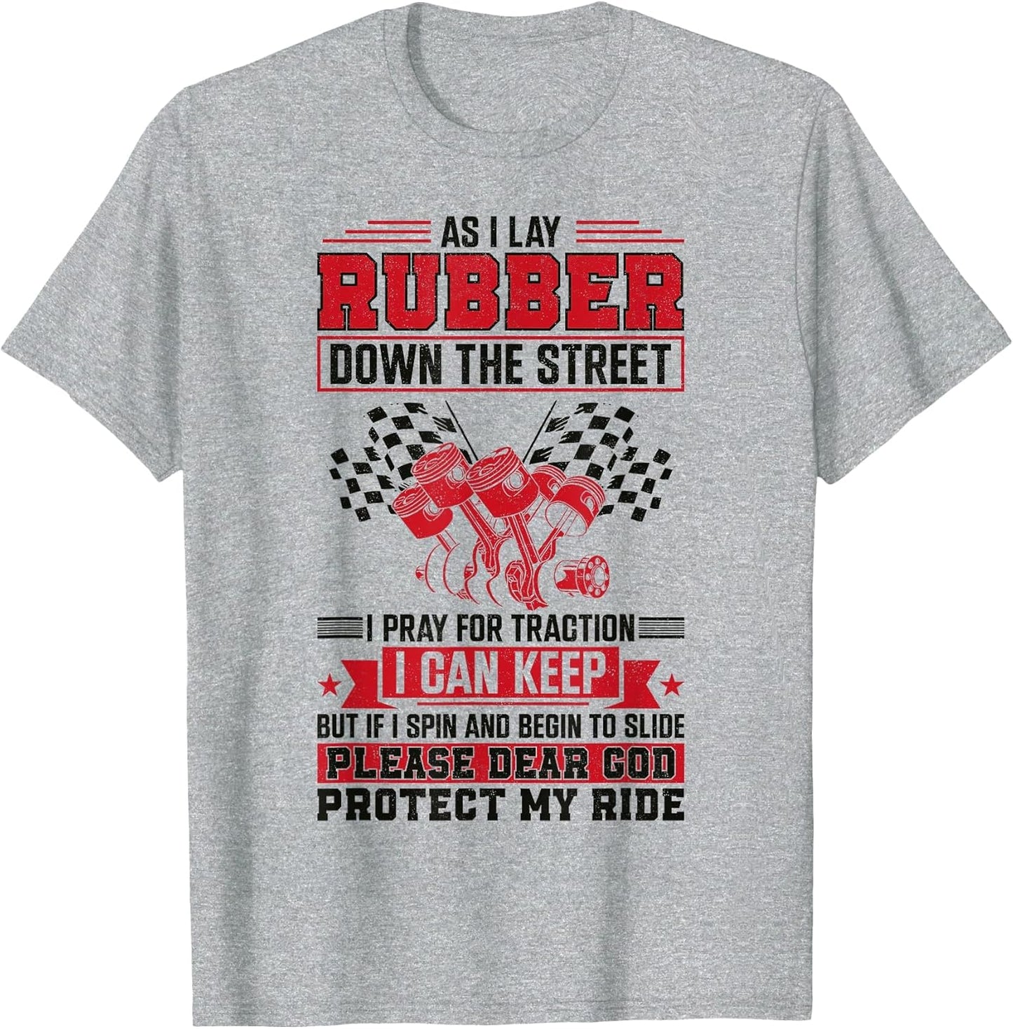 Drag Racing Race Car Prayer Vintage As I Lay Rubber Down The