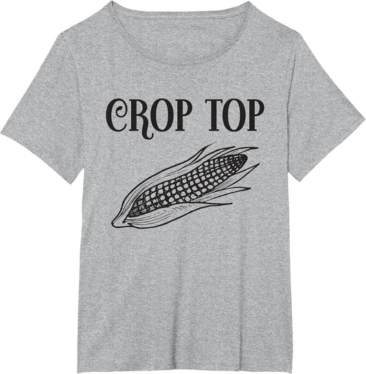 Crop Top Funny Gardening Farming Corn Lover Corny Country