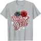 Buckeye Girl Pom-Poms Vintage Sports Ohio Home State