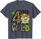 Kids Four Ever Wild 4 Year Old 4th Birthday Young Safari Zoo Bday
