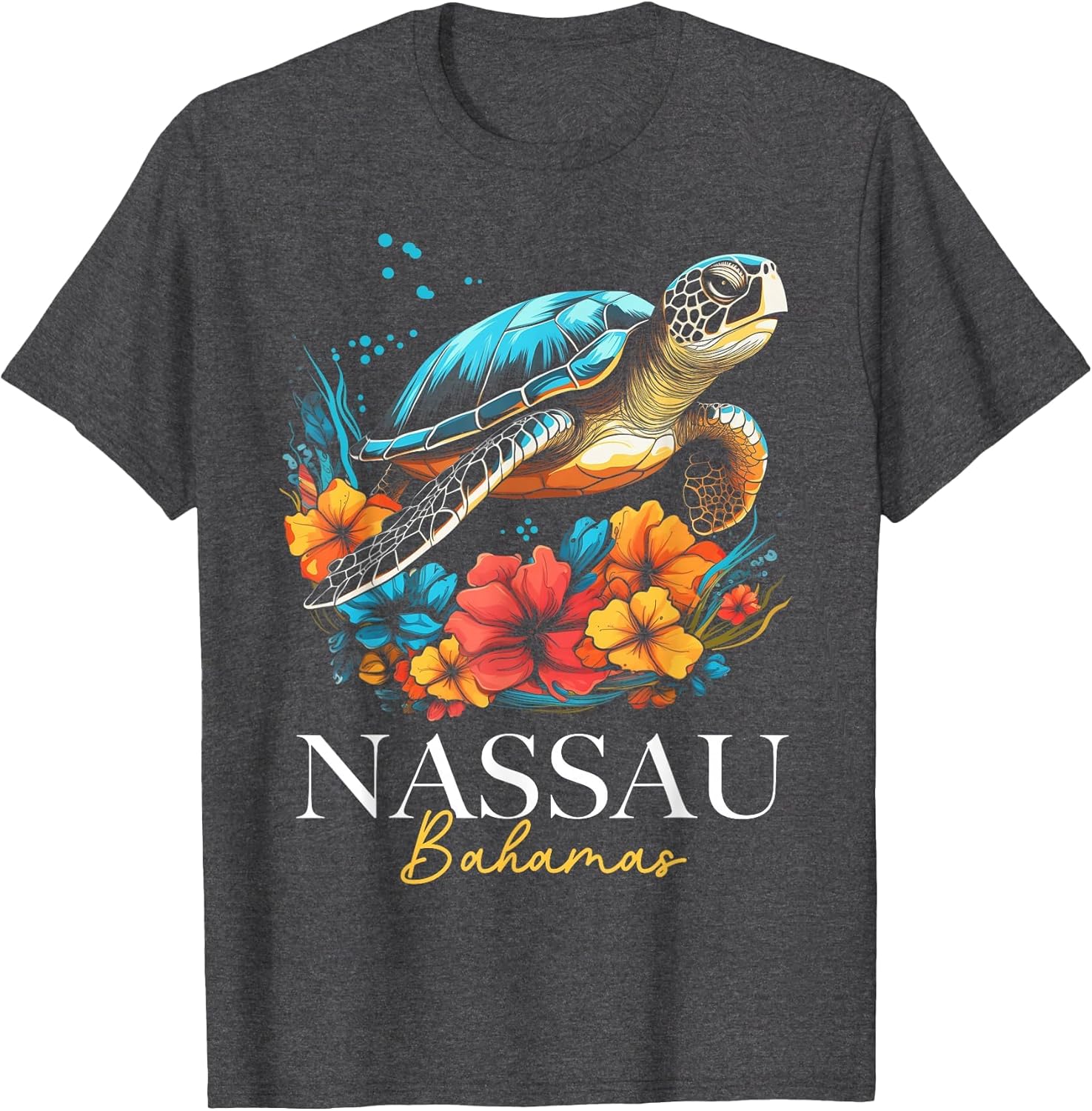 Nassau Bahamas Sea Turtle Diving Surfer Souvenir