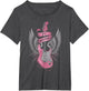 I Love Rock and Roll Pink Guitar Angel Wings Vintage