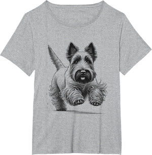 Scottish Terrier Dog Scottie Running Design