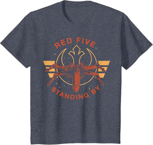 Star Wars Red Five Standing By X-Wing Rebels Graphic