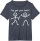 I've Got Your Back Funny Stick Figure Humor