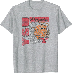 Youngstown State Penguins Vintage Basketball 90's Gray