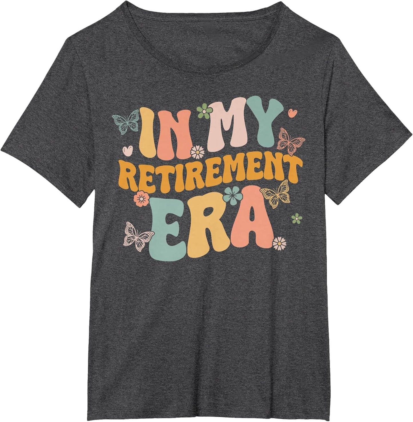 Groovy Floral in My Retirement Era Funny Women Retired Retro
