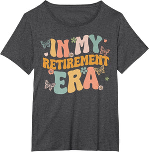 Groovy Floral in My Retirement Era Funny Women Retired Retro