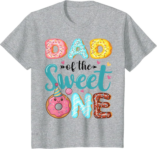Dad of The Sweet One 1st Birthday Girl Donut Party