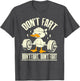 Don't Fart Duck Funny Lifting Weights Gym Fitness