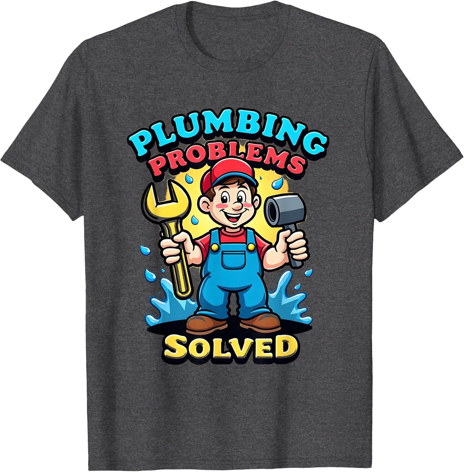 Plumbing Problems Solved Funny Plumber Design
